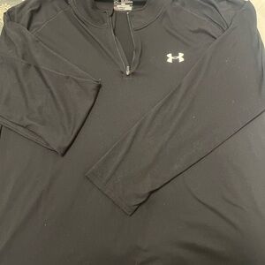 Under Armour Black Quarter Zip Pullover